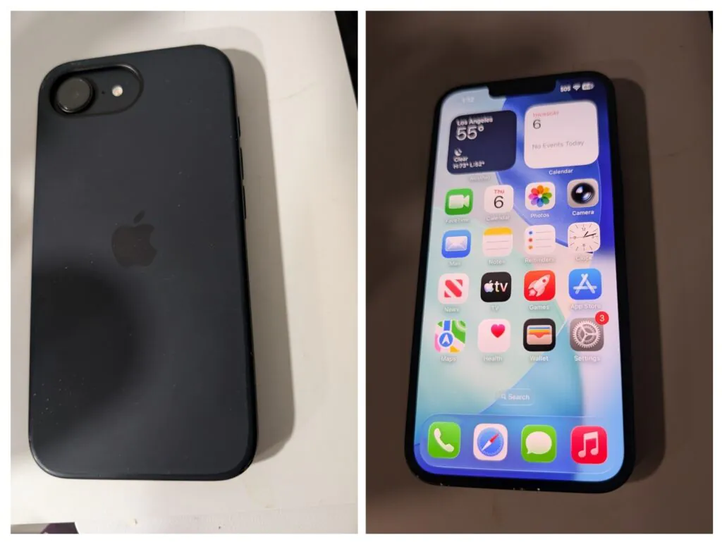 Apple iPhone 16e 256GB Black (Unlocked)