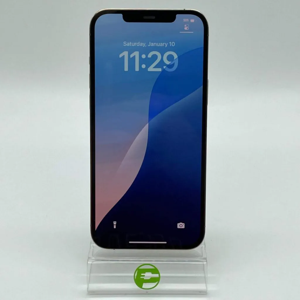Unlocked Apple iPhone 12 Pro Max 128GB 18.6.2 Gold MGCH3LL/A