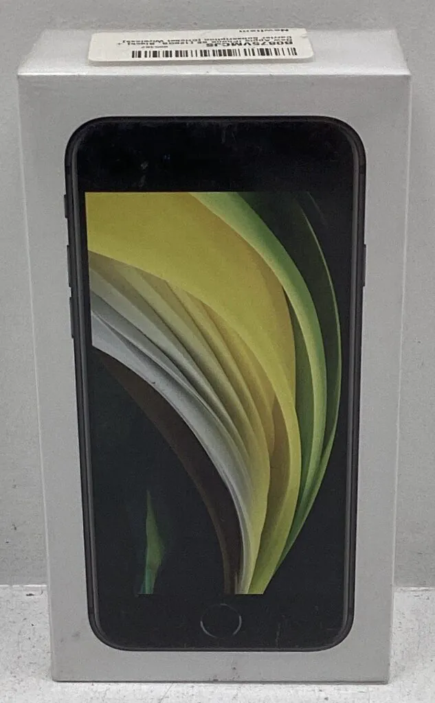 Apple iPhone SE 2020 A2275, 128GB, Black Cricket Wireless & TMobile Comp OPN BOX