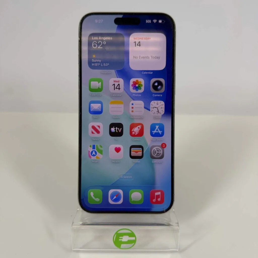 AT&T Apple iPhone 15 Pro Max eSIM 256GB Silver MU683LL/A READ