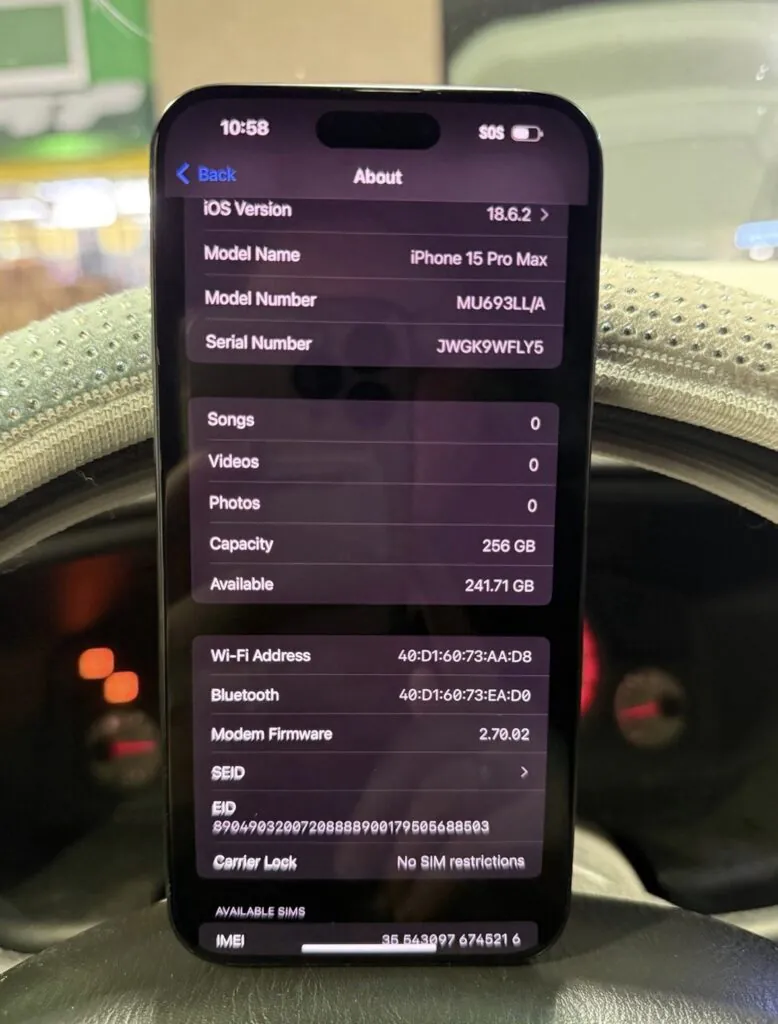 iPhone 15 Pro Max Unlocked( Contact Before Buy)