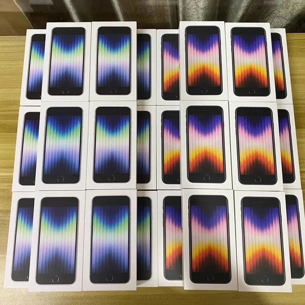 New Sealed Apple iPhone SE 3rd Gen (2022) A2595 128GB/256GB Factory Unlocked