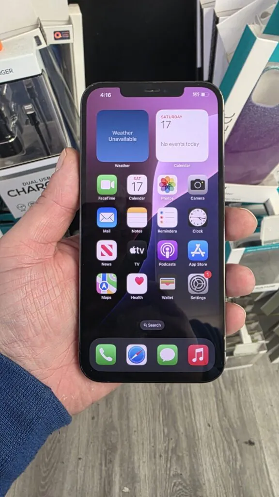 Apple iPhone 12 Pro Max – 128 GB – Graphite (Unlocked) – Good Condition