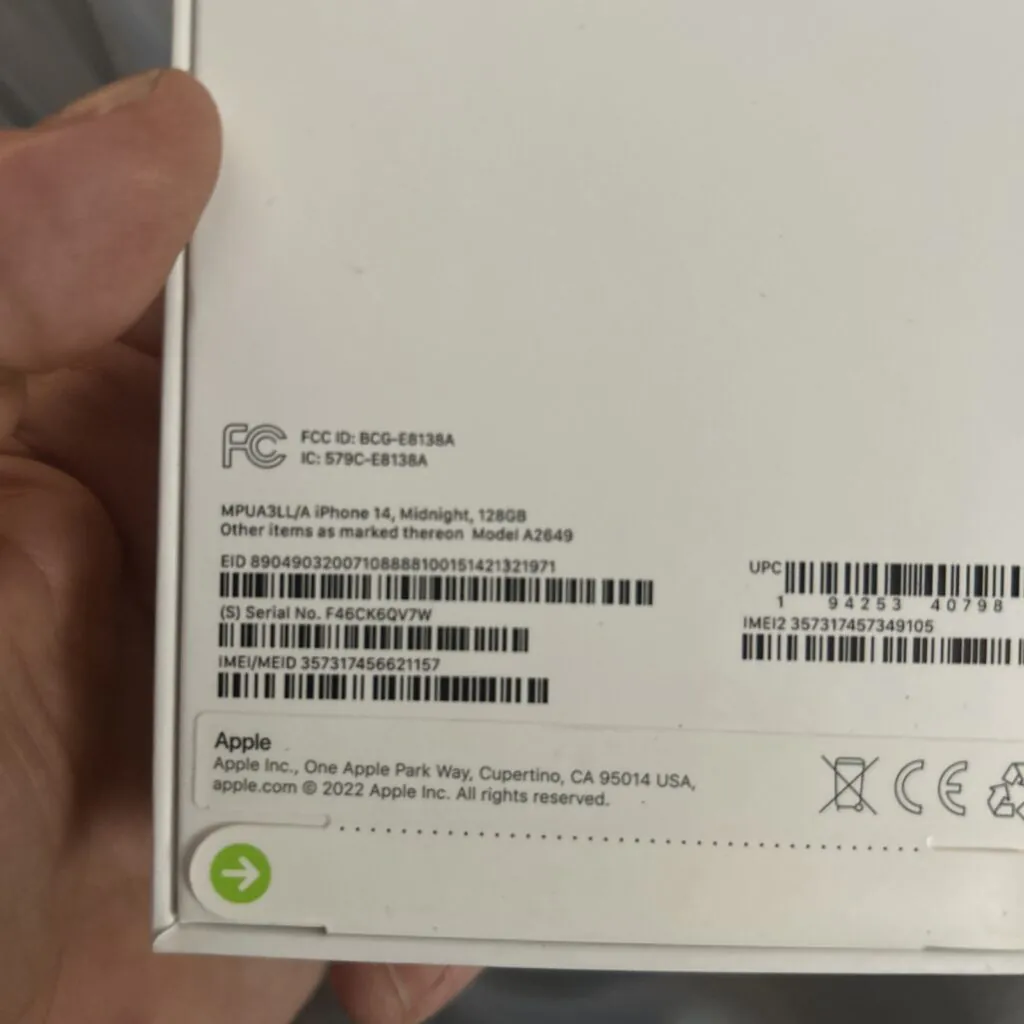 Apple iPhone 14 128GB, Unlocked