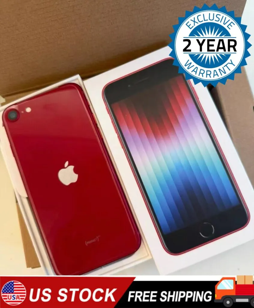 New in Sealed Apple iPhone SE 3rd Gen (2022)64-256GB Unlocked 2 YRS WARRANTY