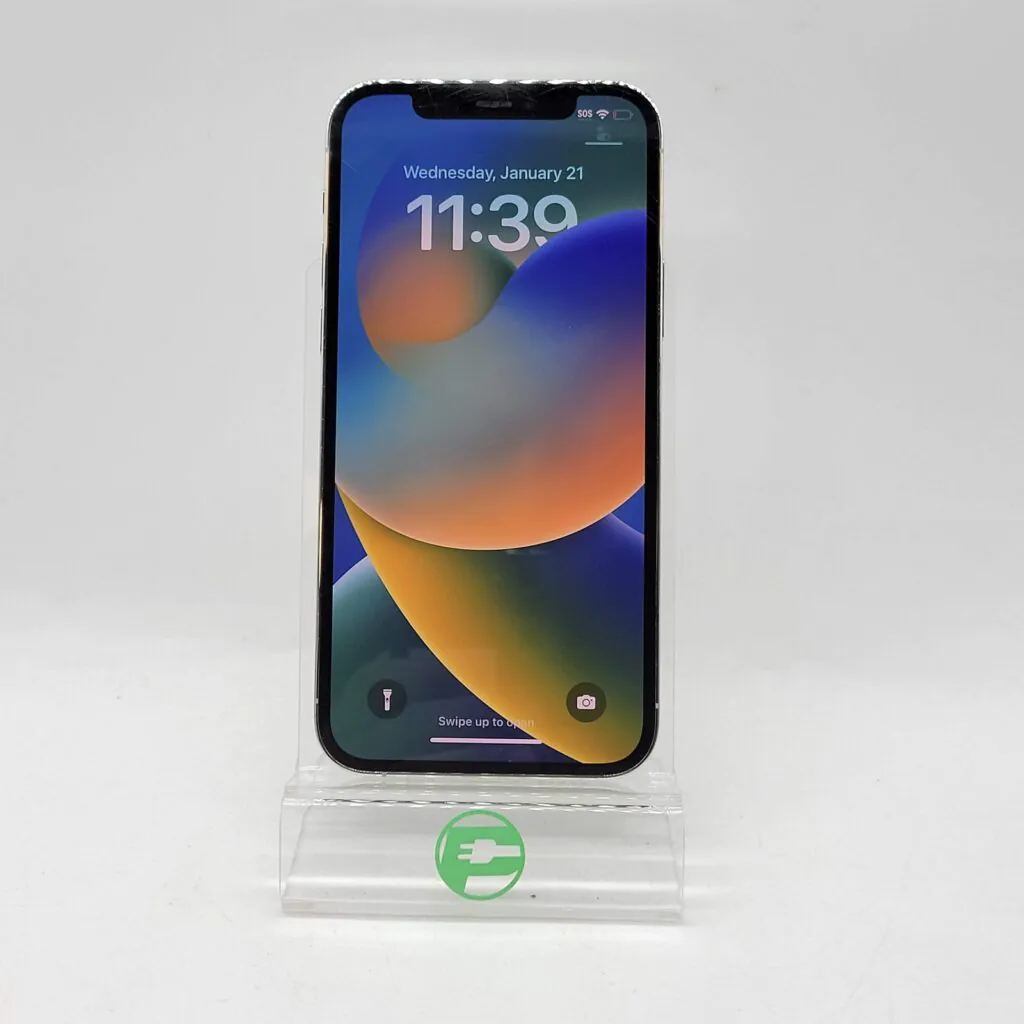 Unlocked Apple iPhone 12 Pro 128GB 16.5.1 Silver MGLP3LL/A