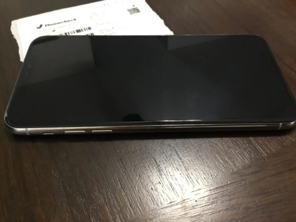 Apple iPhone 11 Pro Max – 64 GB – Silver (Unlocked) READ #1091