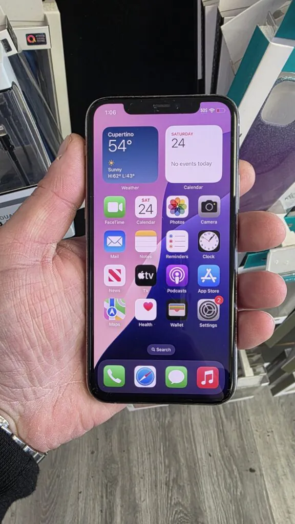 Apple iPhone 11 Pro – 64 GB – Silver (Unlocked) – Read Description