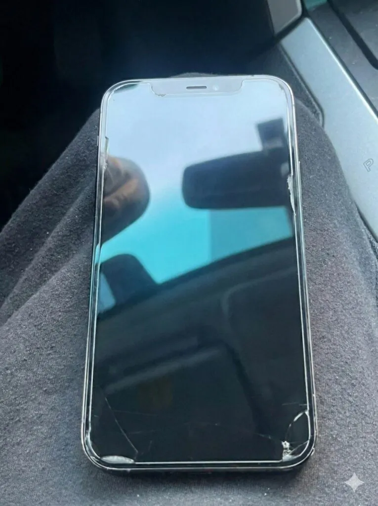 Apple iPhone 12 Pro – 256GB – Blue – Unlocked  – Cracked Back Works Fine