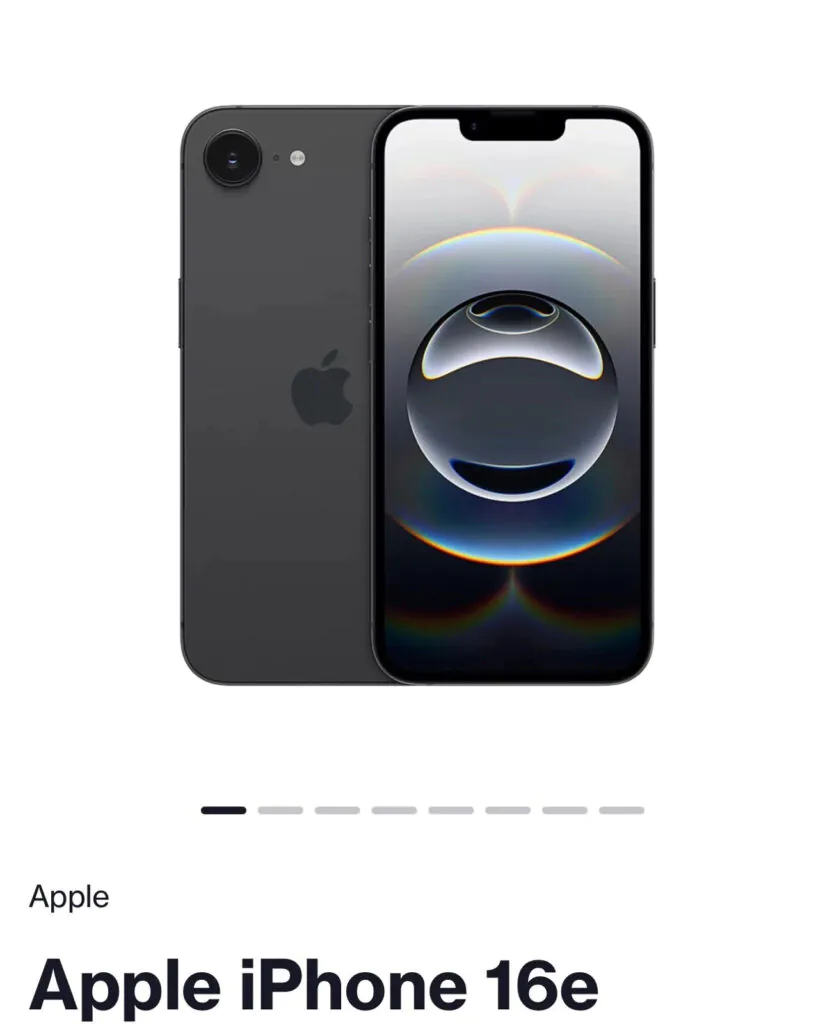 NEW IPhone 16e 128GB Black, Unlocked