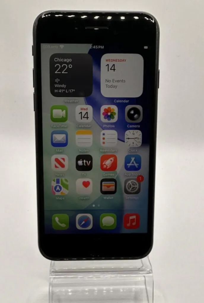 Apple iPhone SE (3rd Gen) A2595 (Unlocked) 64GB Midnight (Excellent)