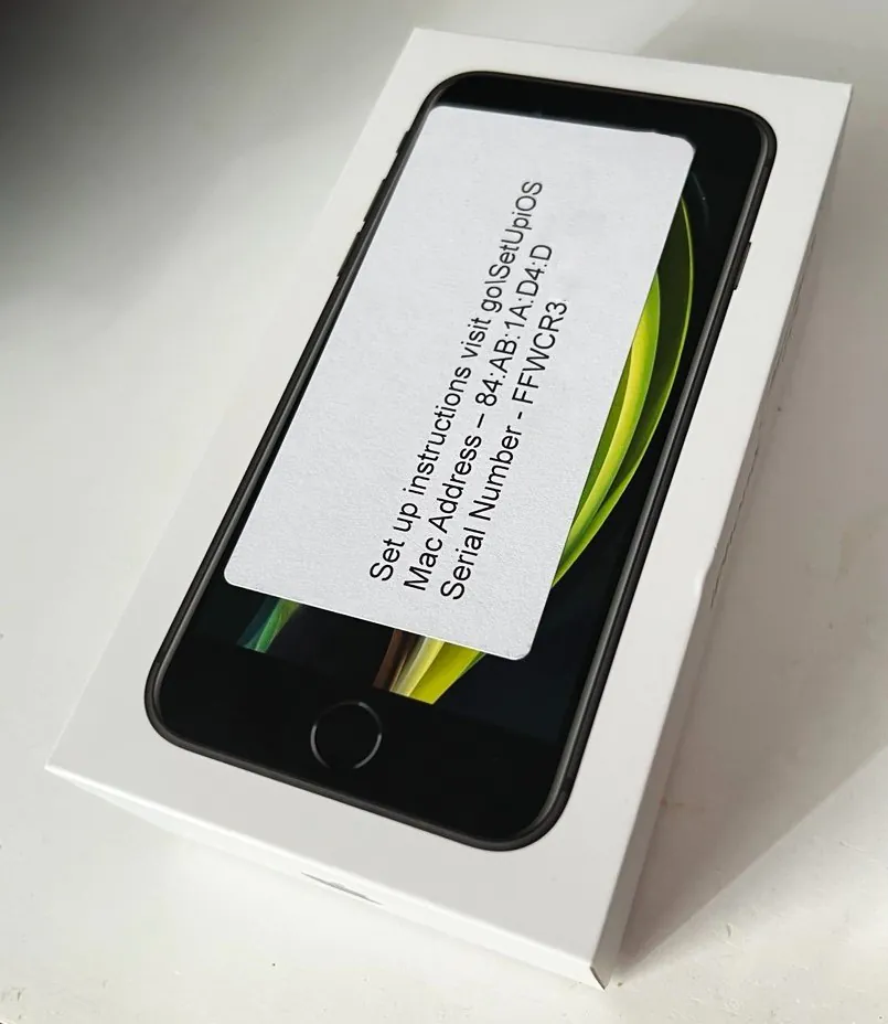 Apple iPhone SE (2020) – 64 GB – Black_ factory Unlocked