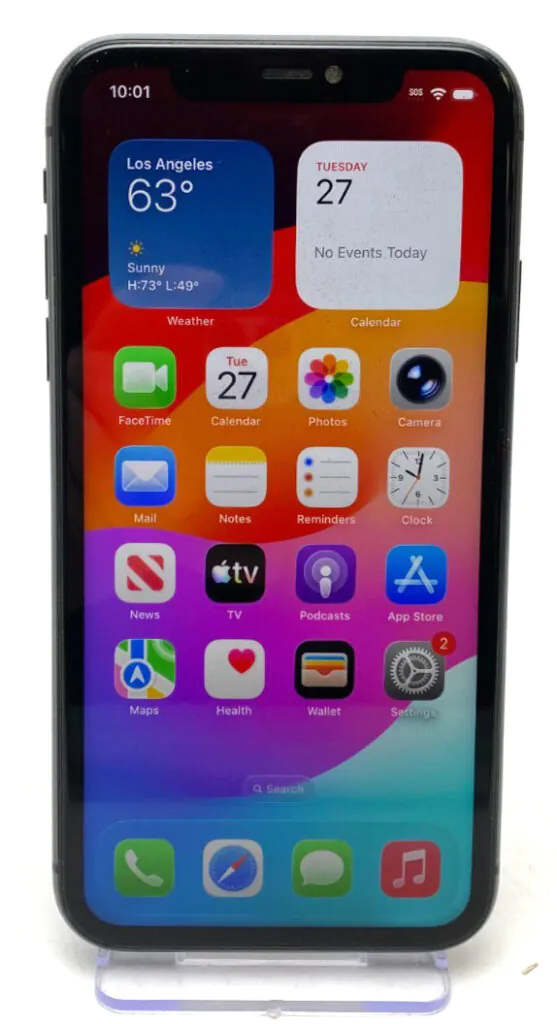 IPHONE 11 A2111 128GB ~BLACK~ UNLOCKED CDMA + GSM ~MWKU2LL/A~ IOS 26.2 BH 71%