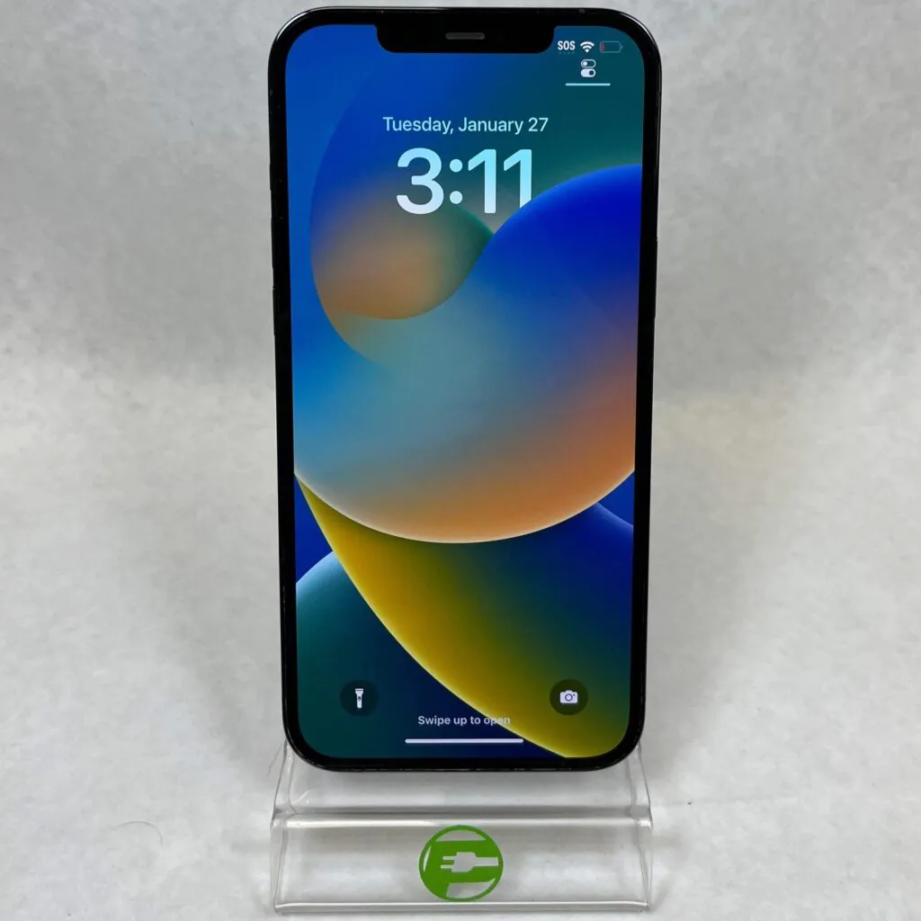 Unlocked Apple iPhone 12 Pro Max 128GB 16.6.1 Pacific Blue MGAF3LL/A