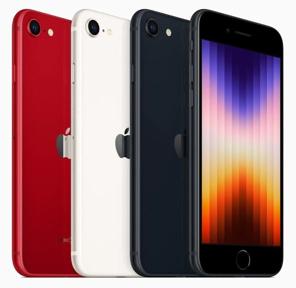 New Apple iPhone SE 3rd Gen (2022) A2595 5G 64GB Factory Unlocked All Carriers