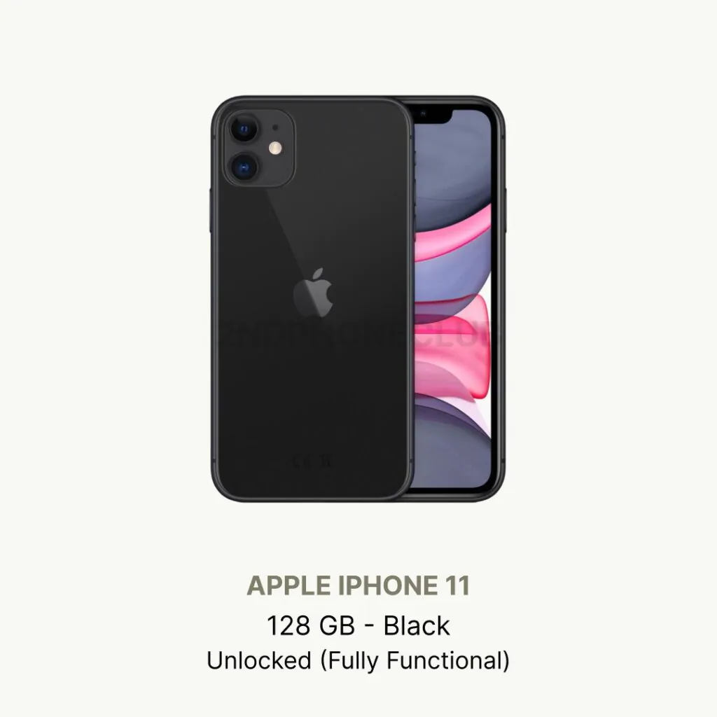 Apple iPhone 11 – 128GB – Unlocked – Has Display Message – Grade AB – All Color