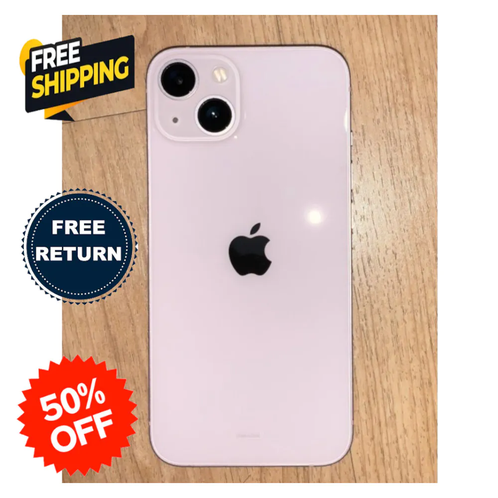 Apple iPhone 13 – Unlocked, Excellent Condition, Midnight, Blue, Pink, Free Shi