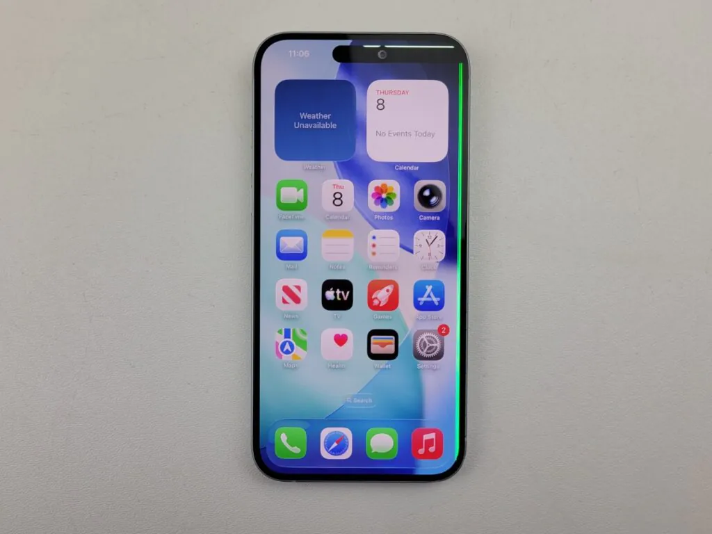 Apple iPhone 15 Plus (A2847) 128GB – Blue (Unlocked) – *DAMAGED* – Clean IMEI