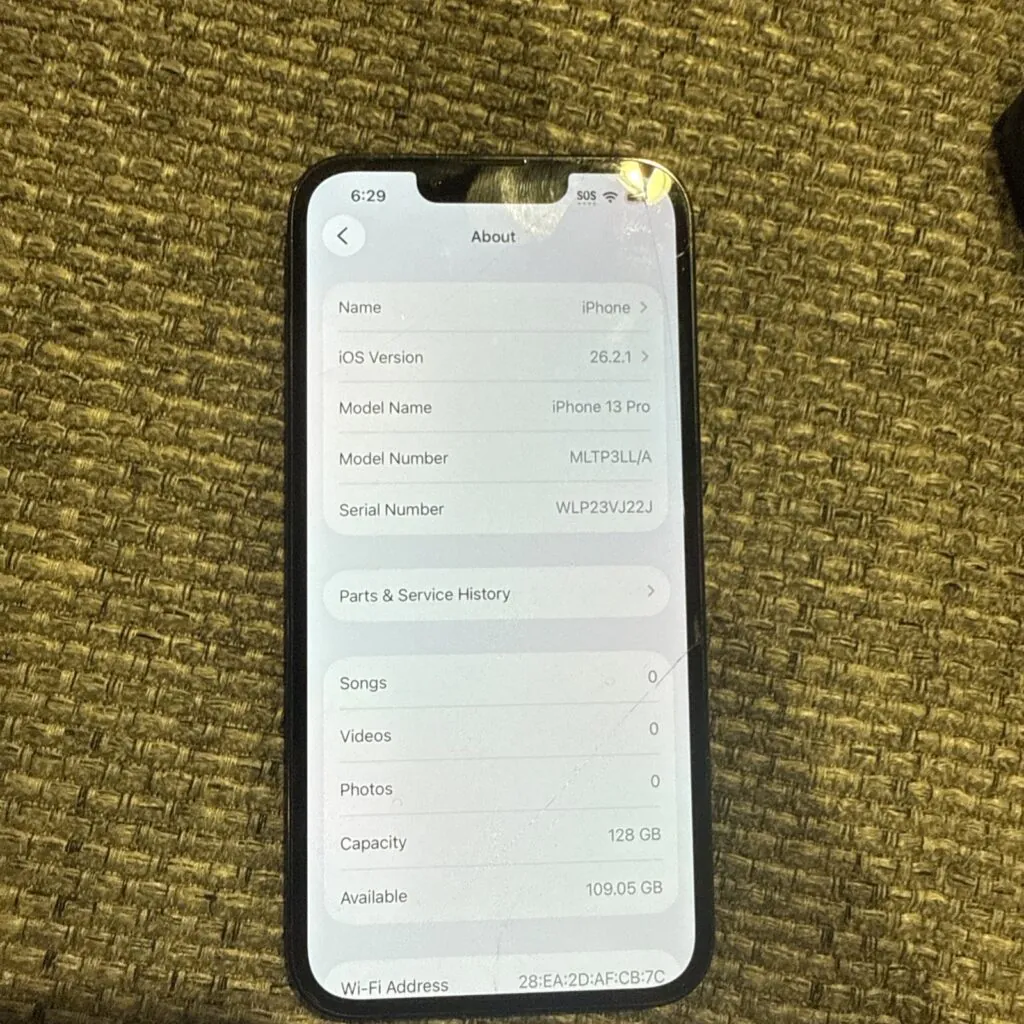 Apple iPhone 13 Pro 128GB Graphite Unlocked