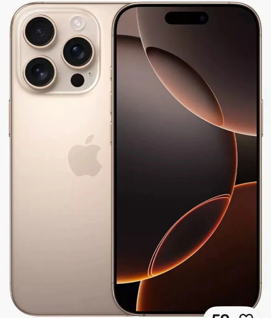 Apple iPhone 16 Pro A3083 Unlocked, 128GB, Desert Titanium