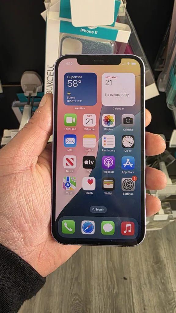 Apple iPhone 12 – 256 GB – Purple (Unlocked) – Works – Read Description