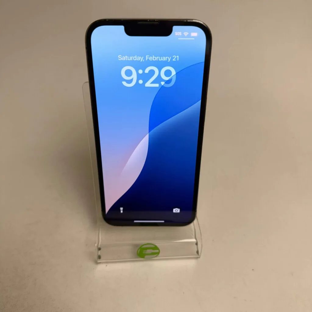 Broken Unlocked Apple iPhone 13 Pro 256GB 18.5 MLR63LL/A Bad Batt Img Burn