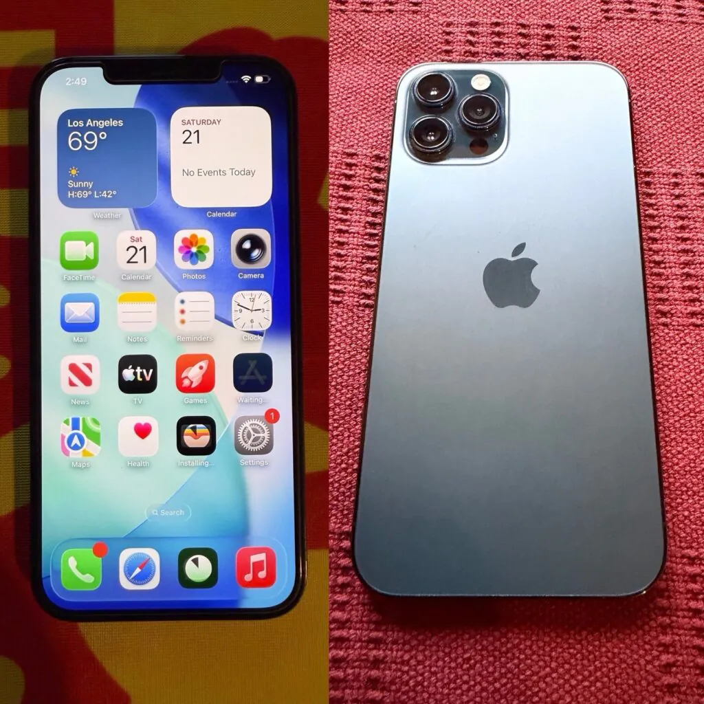 Apple iPhone 12 Pro Max Pacific Blue 128GB Unlocked