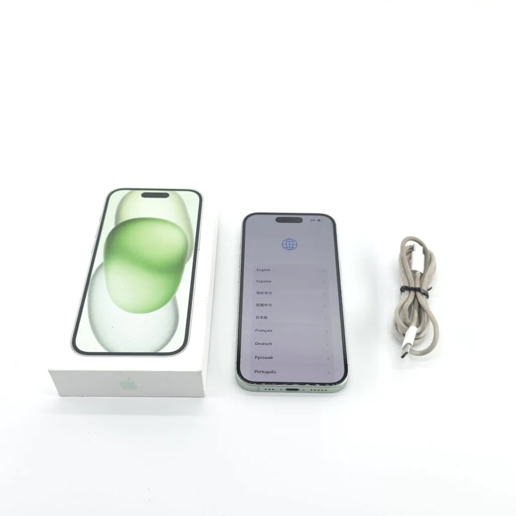 Apple iPhone 15 128GB Green (AT&T) w/ box, Can’t activate