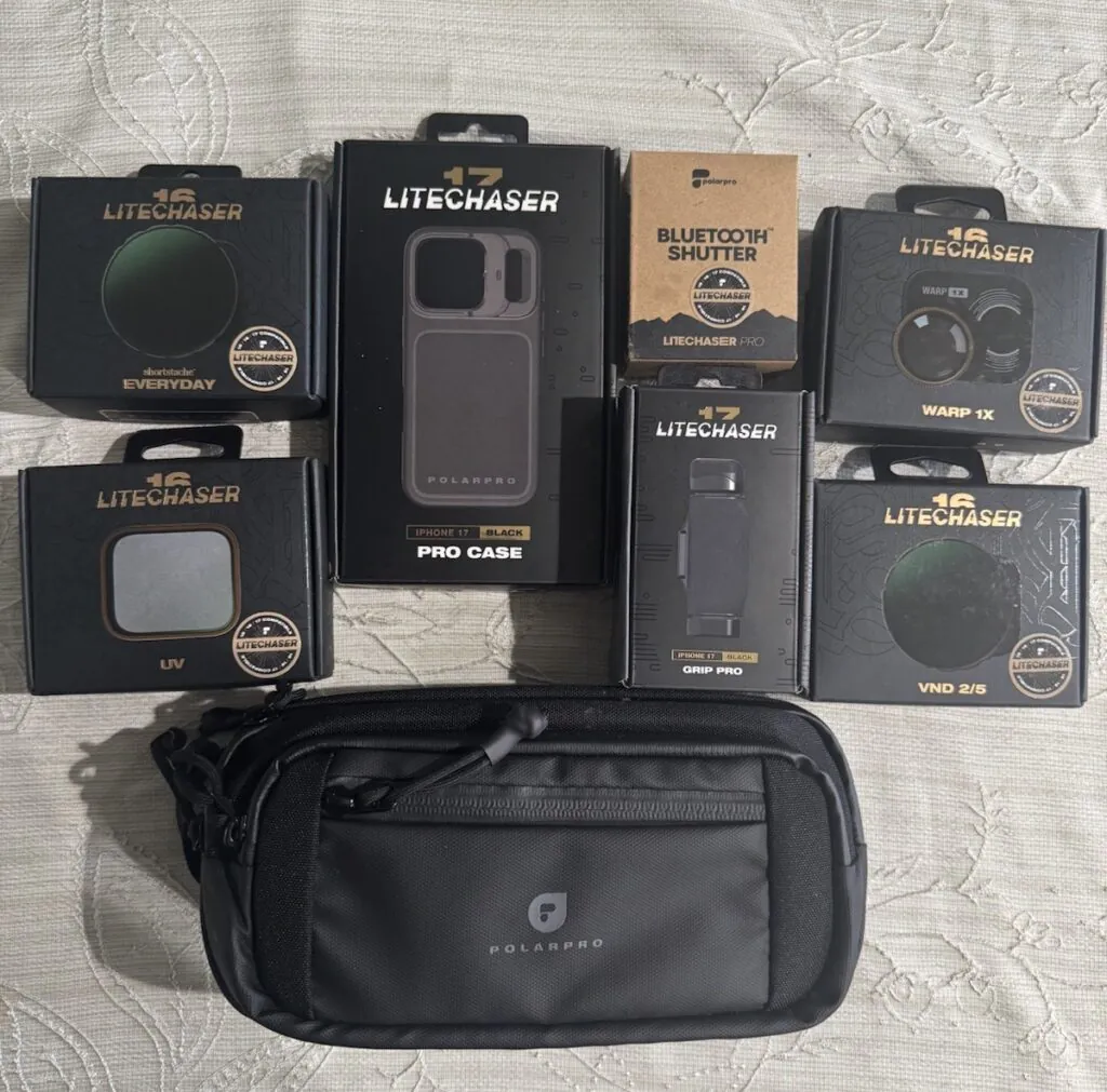 PolarPro Litechaser  iPhone 17 Pro Kit + SLING