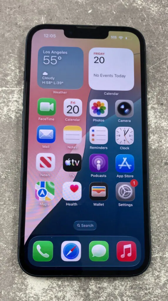 Apple iPhone 13 – 128 GB – Midnight Wi-Fi Only Tested!  Very Good Condition!