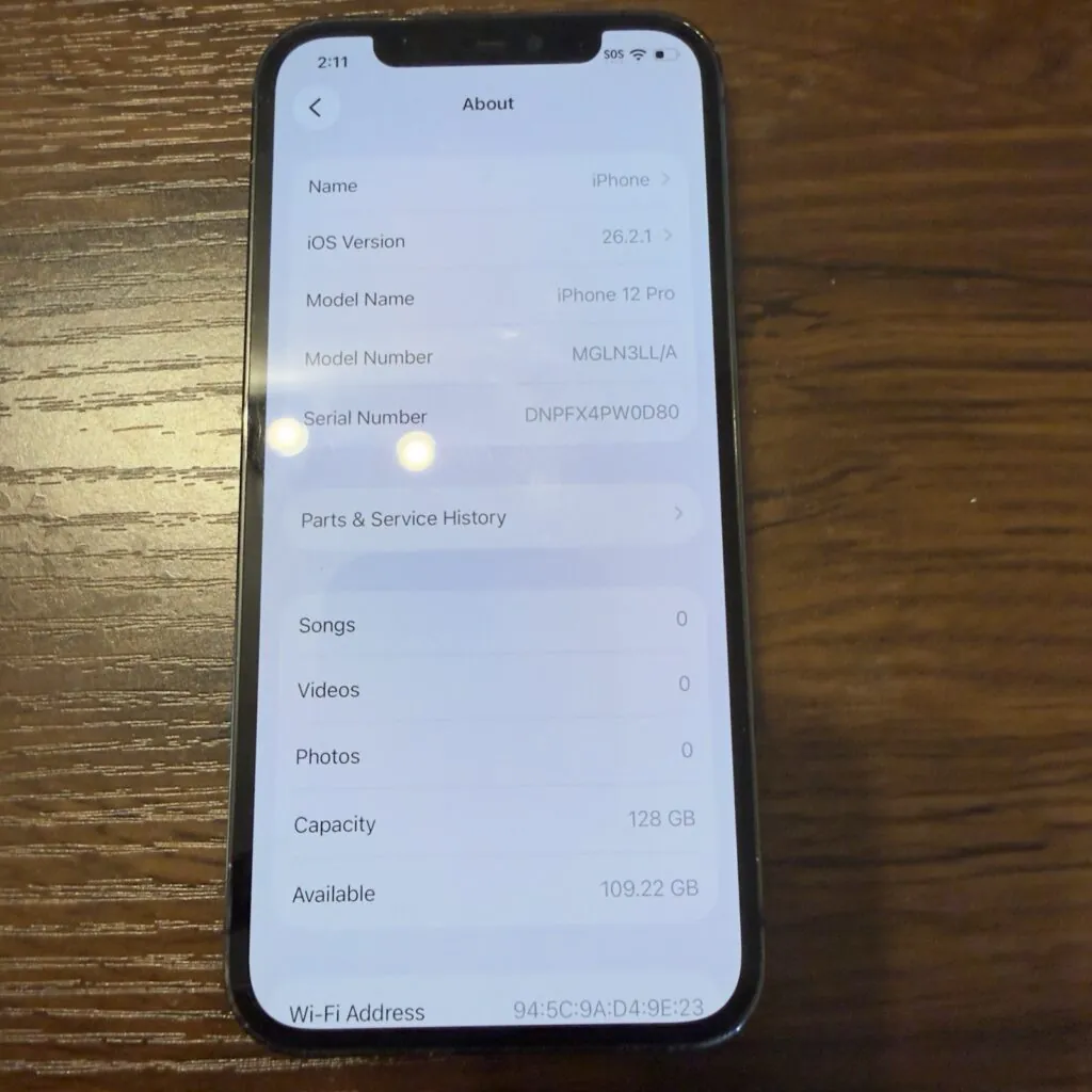 Apple iPhone 12 Pro 128GB Cricket (Read description)