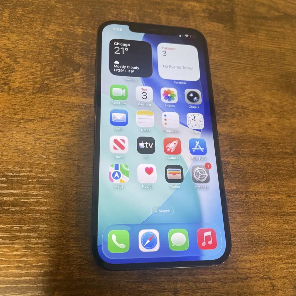 Apple iPhone 12 Pro Max 128GB Pacific Blue (Unlocked)  77%🔋 Free Shipping H39