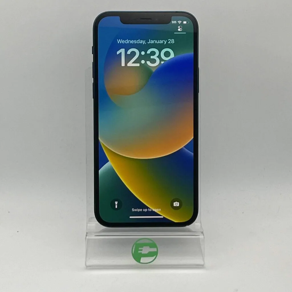 Unlocked Apple iPhone 12 64GB Blue MGF73LL/A