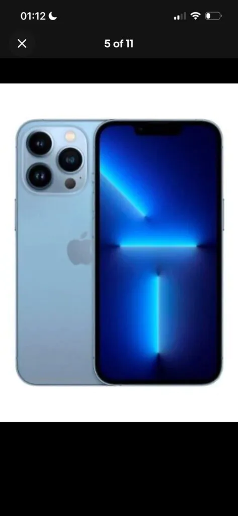 Apple iPhone 13 Pro 256GB, Sierra Blue, Unlocked/ Factory Reset