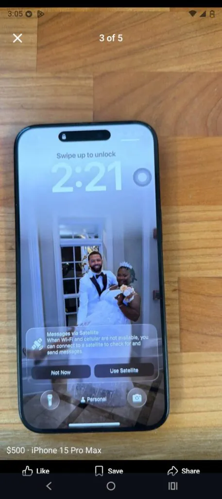 Apple iPhone 15 Pro Max Black Wi-Fi Bluetooth iOS Smartphone