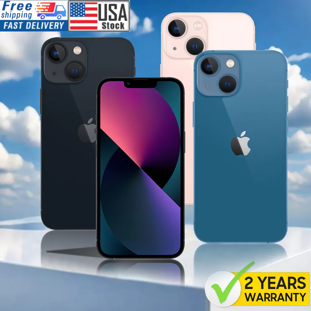 New in Sealed Box Apple iPhone 13 Mini 5G 128B-512GB FULLY UNLOCKED US FAST SHIP