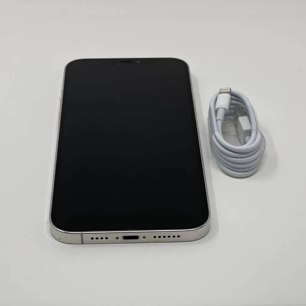 Apple iPhone 12 Pro 128GB Unlocked GSM Silver A2341 BH Under 80% Poor Used