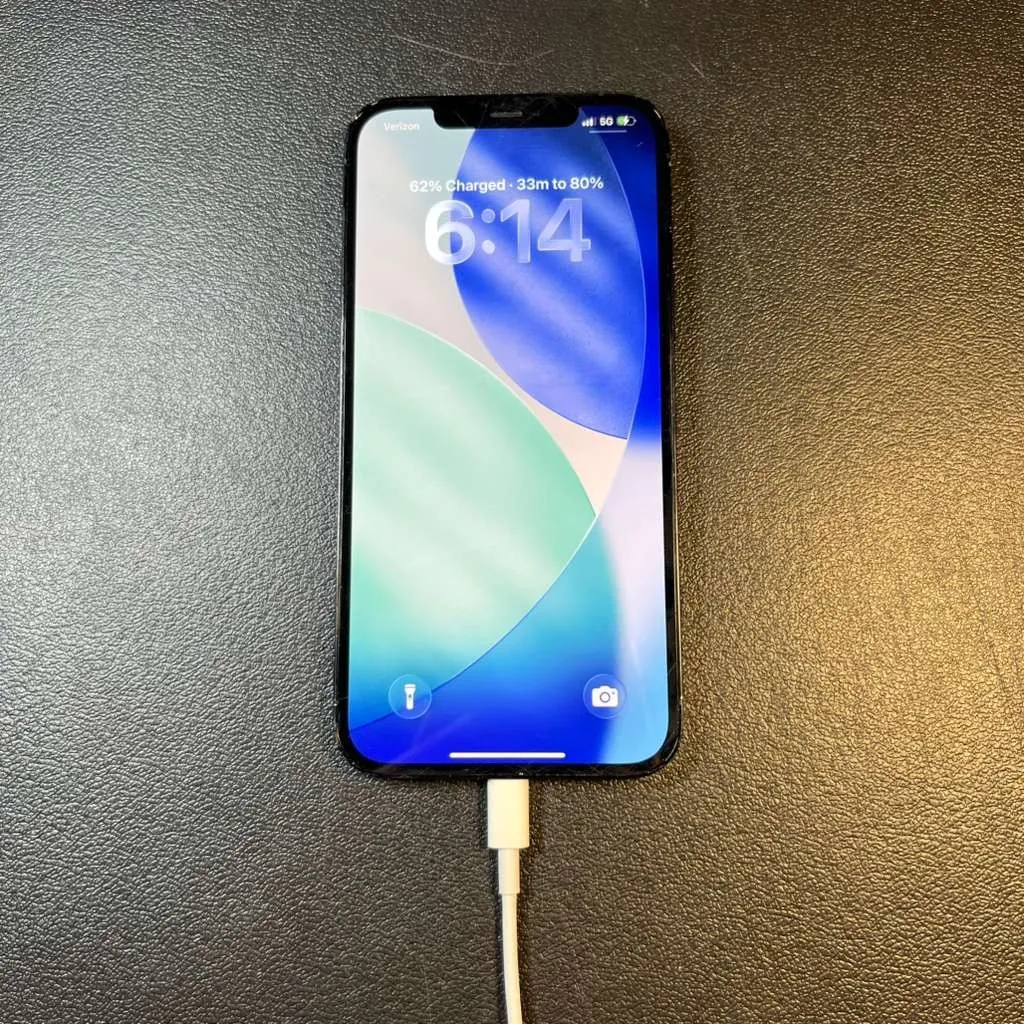 iPhone 12 Pro Max 128GB Pacific Blue (Unlocked) – Heavy Scratching – 78%🔋- READ