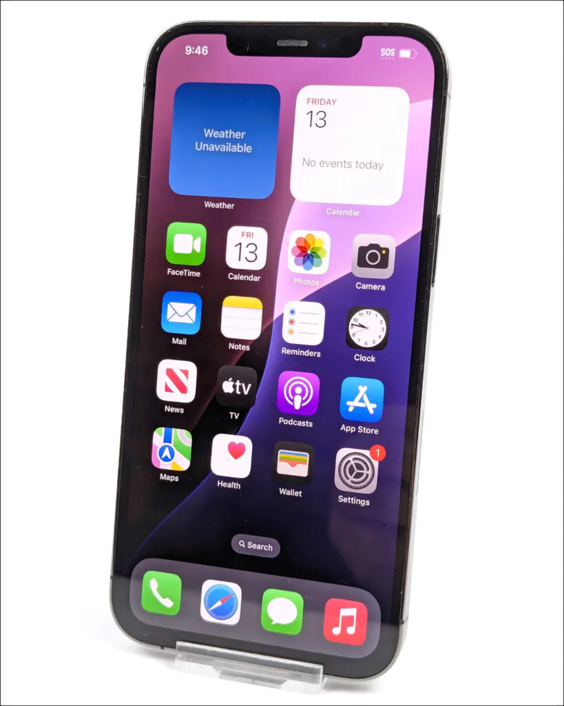 Unlocked Apple iPhone 12 Pro Max 128GB Smartphone A2342 – Graphite MG9A3LL/A