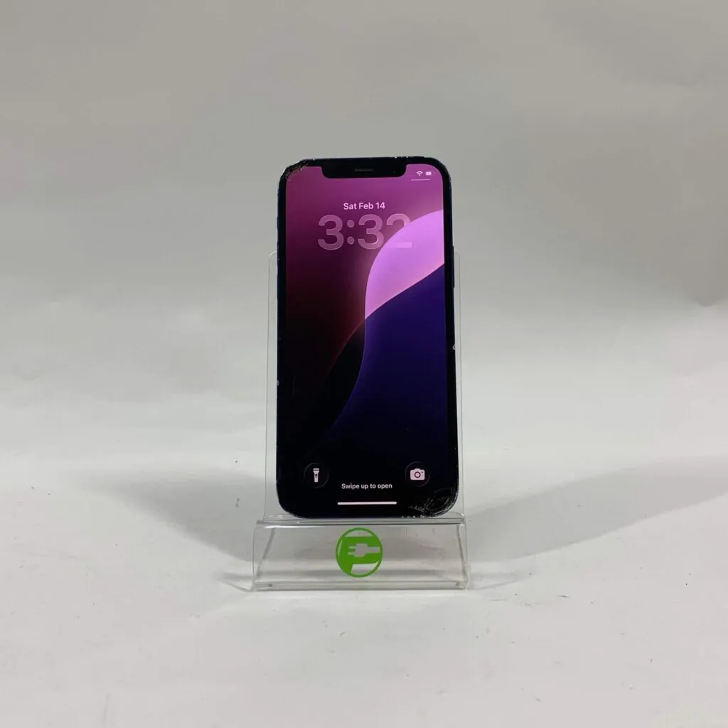 Broken Unlocked Apple iPhone 12 64GB 26.2.1 NGF73LL/A READ