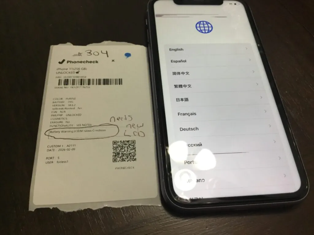 Apple iPhone 11 – 256 GB – Purple (Unlocked) Smartphone READ #304