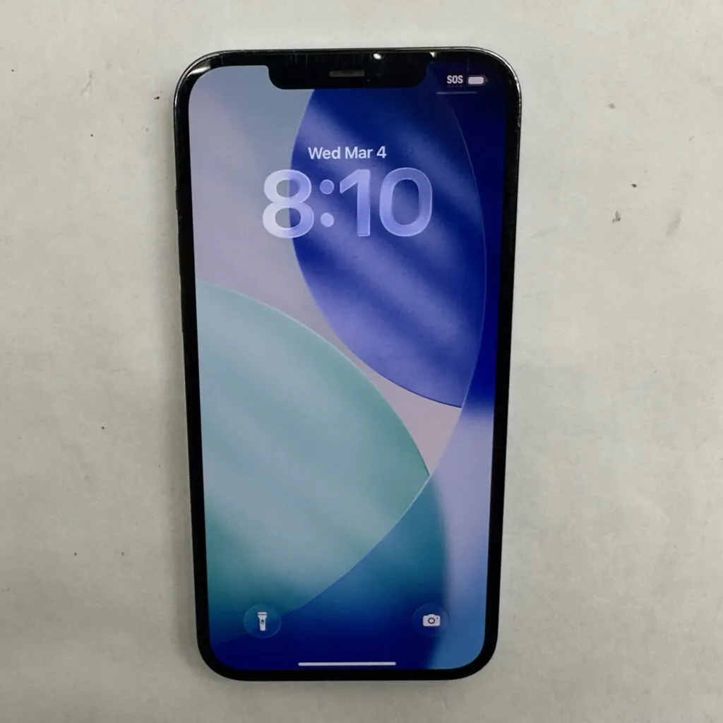 Apple iPhone 12 Pro Max 256Gb Pacific Blue Unlocked Smartphone iOS26.3  81% batt