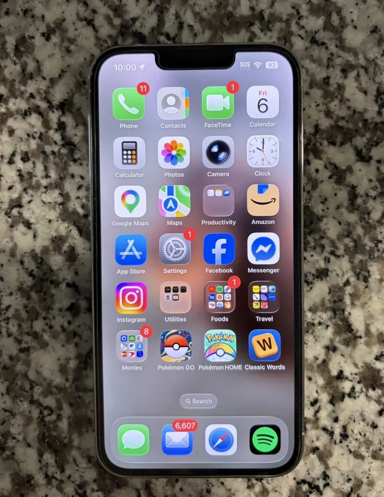 Apple iPhone 13 Pro, 256 AT&T – Used Silver MLQN3LL/A