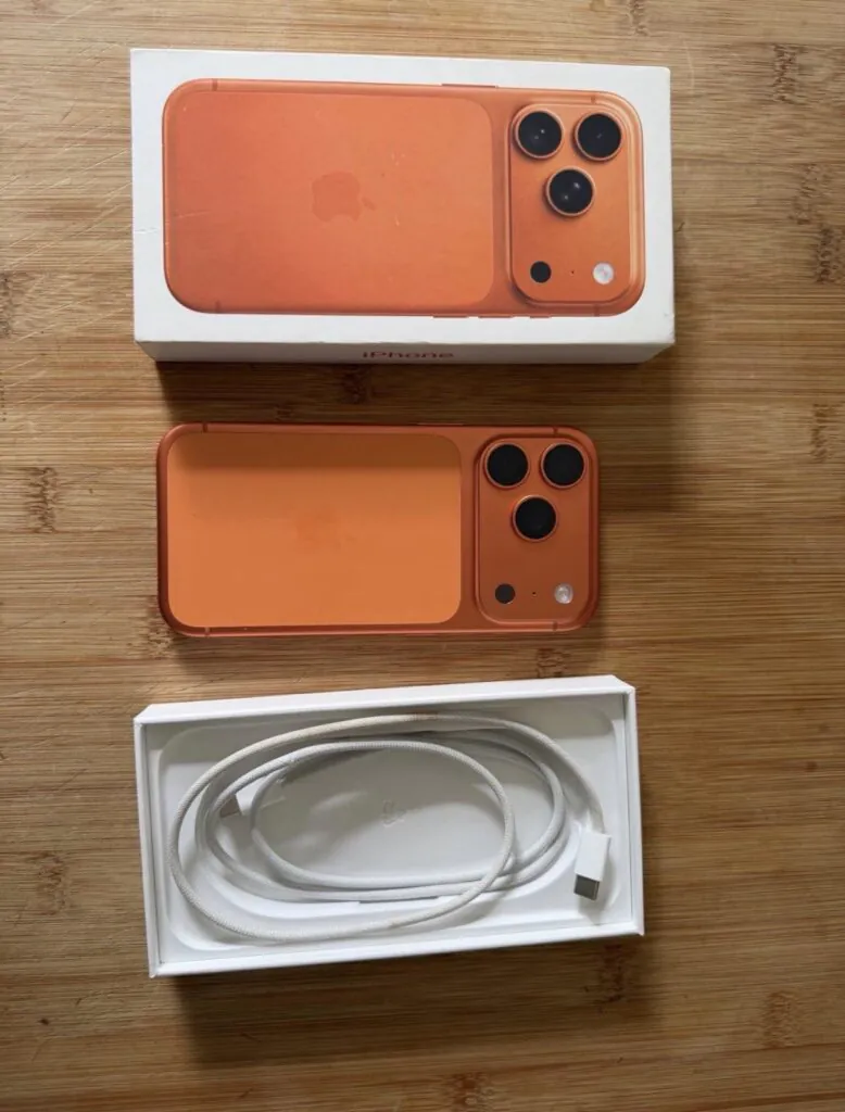 Unlocked iPhone 17 Pro Cosmic Orange, 256GB, Factory Unlocked