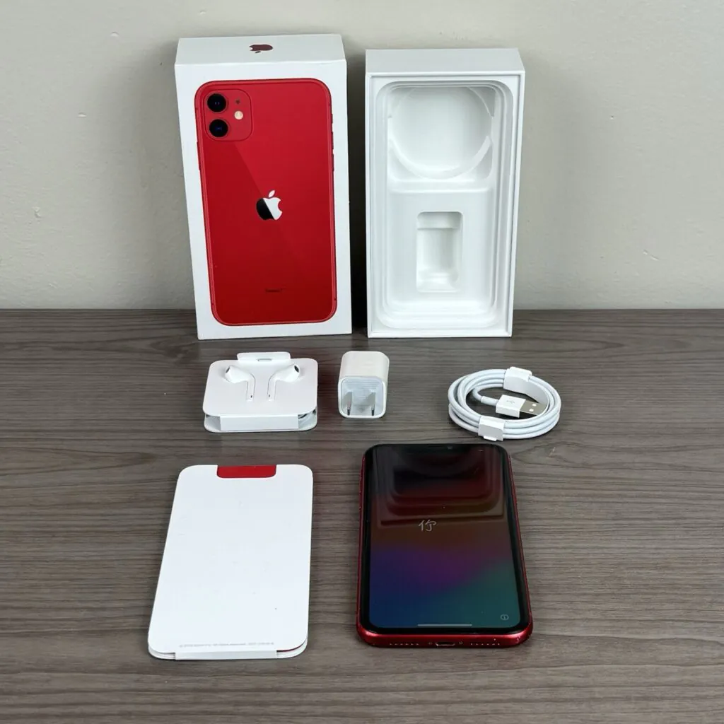 Apple iPhone 11 (PRODUCT)RED 64GB MWHV2LL/A With Original Box