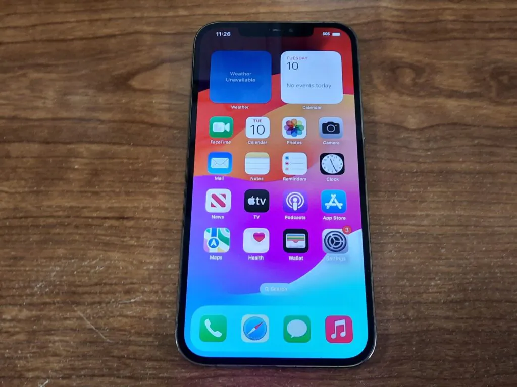 Apple iPhone 12 Pro Max 256GB Gold (Unlocked) Cracked Back NO FACE ID READ