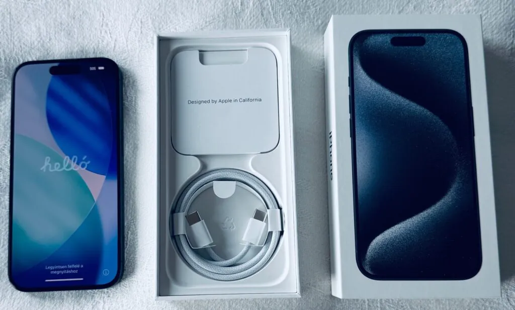 Apple iPhone 15 Pro A2848 256GB Blue Titanium Factory Unlocked Orig Box