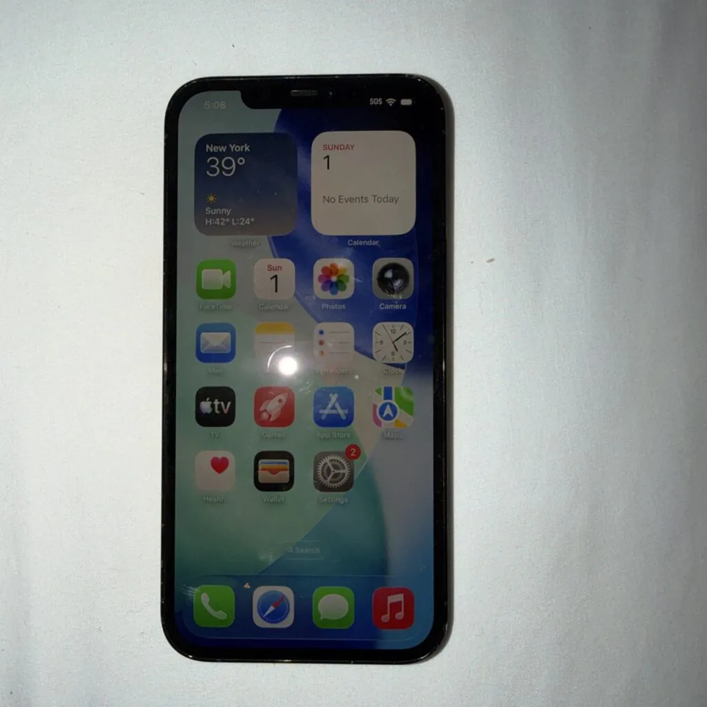 Apple iPhone 12 Pro Max 256GB Unlocked, Pacific Blue, MG9J3LL/A Unlock