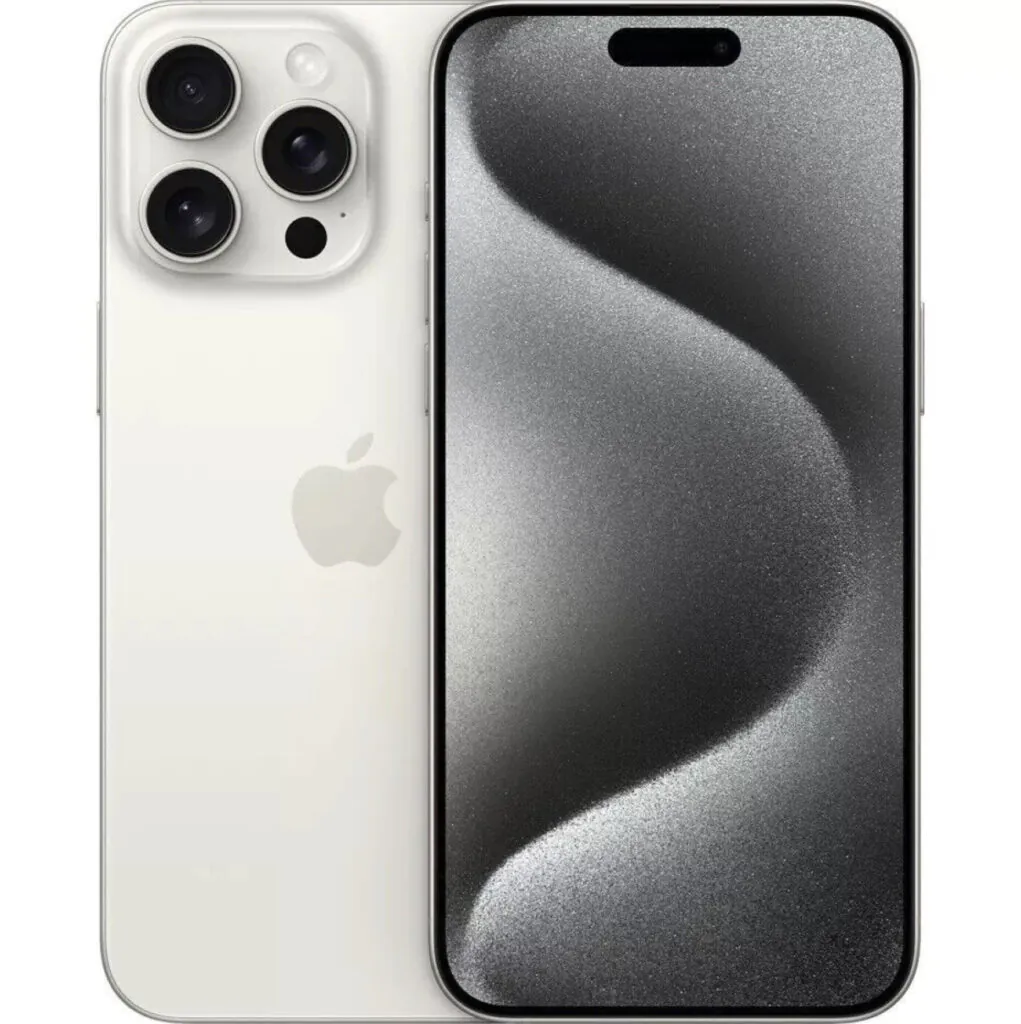 Apple iPhone 15 Pro Max 1TB White Titanium (Unlocked / A2849) MU6G3LL/A