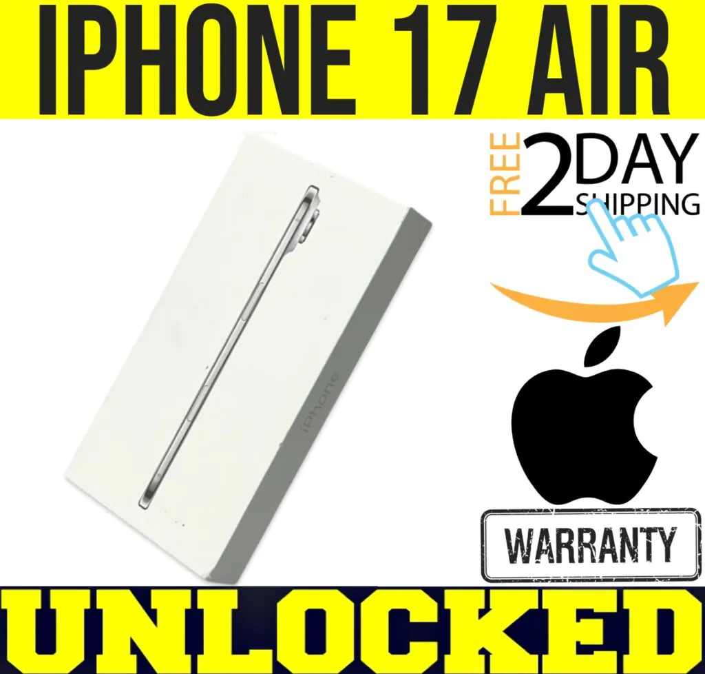 APPLE IPHONE 17 AIR  256GB SKY BLUE (FACTORY UNLOCKED) ✅APPLE WARRANTY✅ ❖SEALED❖